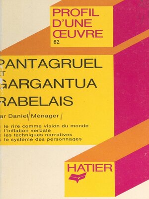 cover image of Pantagruel et Gargantua, Rabelais